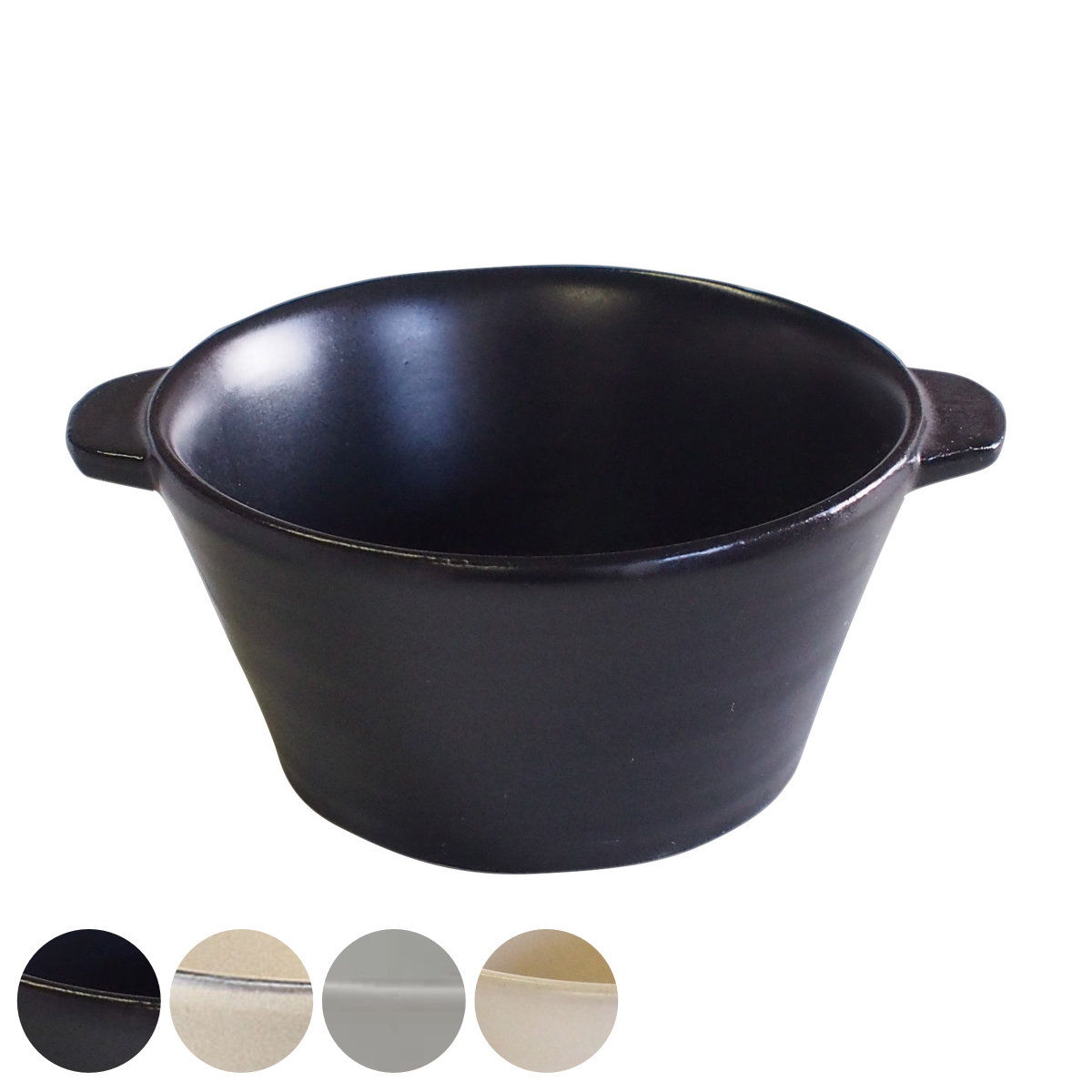 小鉢 STYLE 耐熱小鉢 （ 15cm 電子レンジ対応 オーブン対応 陶器 萬古焼 鍋料理 取り分け用 ボウル スープ カップ 鉢 器 うつわ 皿 深皿 食器 シンプル モダン カフェ風 北欧 ） 【ホワイト】