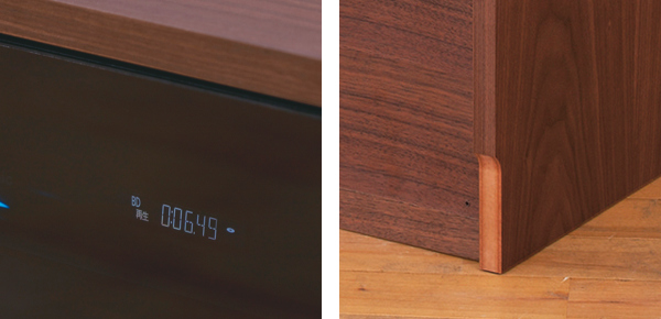 テレビ台 AVステーション ブラックガラス バックパネル付 エディス 幅200cm ( 開梱設置 ローボード テレビ 収納 テレビボード TV台 TVボード 日本製 完成品 TVラック AVボード ガラス扉 モダン 高級感 ウォルナット 白 おしゃれ ) 【ウォールナット】 ウォールナット