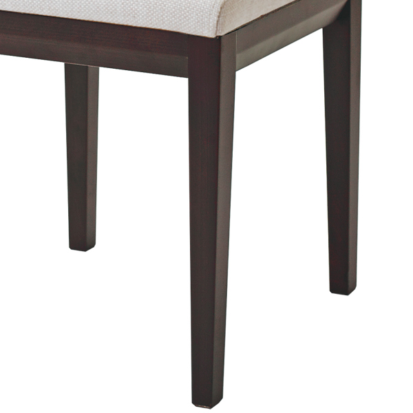 ダイニングチェア 2脚セット 座面高45cm アルテ ダークブラウン 木製 天然木 ダイニング チェア ファブリック ( 開梱設置 椅子 いす イス リビングチェア ダイニングチェアー 食卓 チェアー 食卓椅子 木製チェア ブナ ) 【ホワイト】 ホワイト