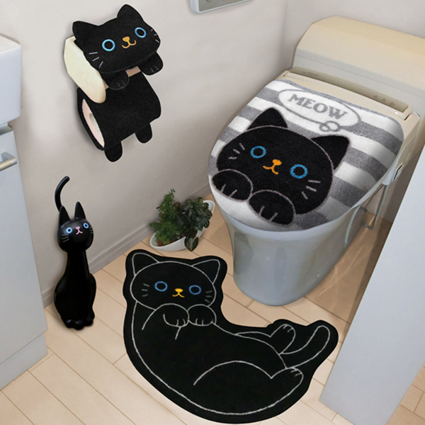 Lohaco トイレフタカバー ねこのトイレフタカバー ねこのしっぽの物語 トイレ フタカバー ネコ トイレ用品 トイレグッズ トイレタリー トイレ収納 ねこ 猫 キャット トイレットペーパー フタカバー リビングート ロハコ店