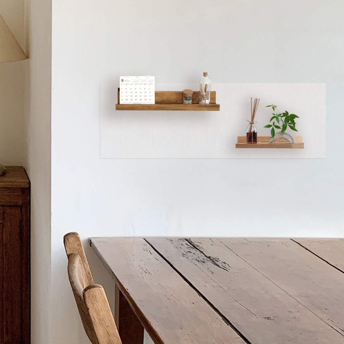 マグネットシート マグネットがくっつくシート 10cm×45cm 鉄粉シート 壁掛け ( 壁 取り付け シール マグネット リメイクシート DIY 壁掛け収納 はがせる 壁紙 目立たない リビング 洗面所 玄関 簡単 便利 収納 吸着タイプ 鉄粉 )