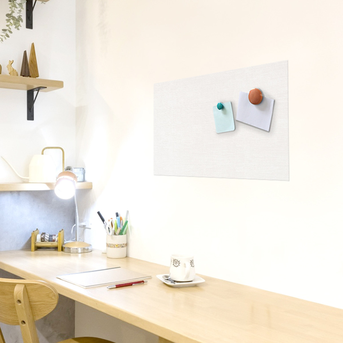 マグネットシート マグネットがくっつくシート 10cm×45cm 鉄粉シート 壁掛け ( 壁 取り付け シール マグネット リメイクシート DIY 壁掛け収納 はがせる 壁紙 目立たない リビング 洗面所 玄関 簡単 便利 収納 吸着タイプ 鉄粉 )