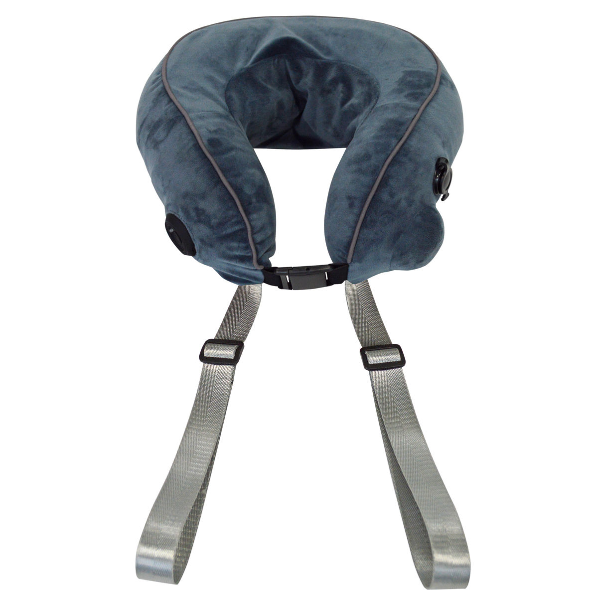 ネックピロー 電動ネック&ボディリラクサー ( マッサージ器 揉みほぐし 首 腕 腰 太もも ふくらはぎ 足裏 軽量 美容 健康 PSEマーク認証済 マッサージャー マッサージ機 指圧 解消グッズ ほぐし 簡単操作 持ち運び コンパクト ) 【ピンクベージュ】 ピンクベージュ