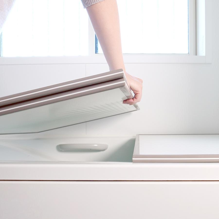 風呂ふた 組み合わせ 軽量 カビの生えにくい風呂ふた W-15 80×150cm 実寸78×148cm 3枚組 ( 風呂蓋 風呂フタ 風呂 ふた 保温 かびにくい 防カビ 3枚割 3分割 )