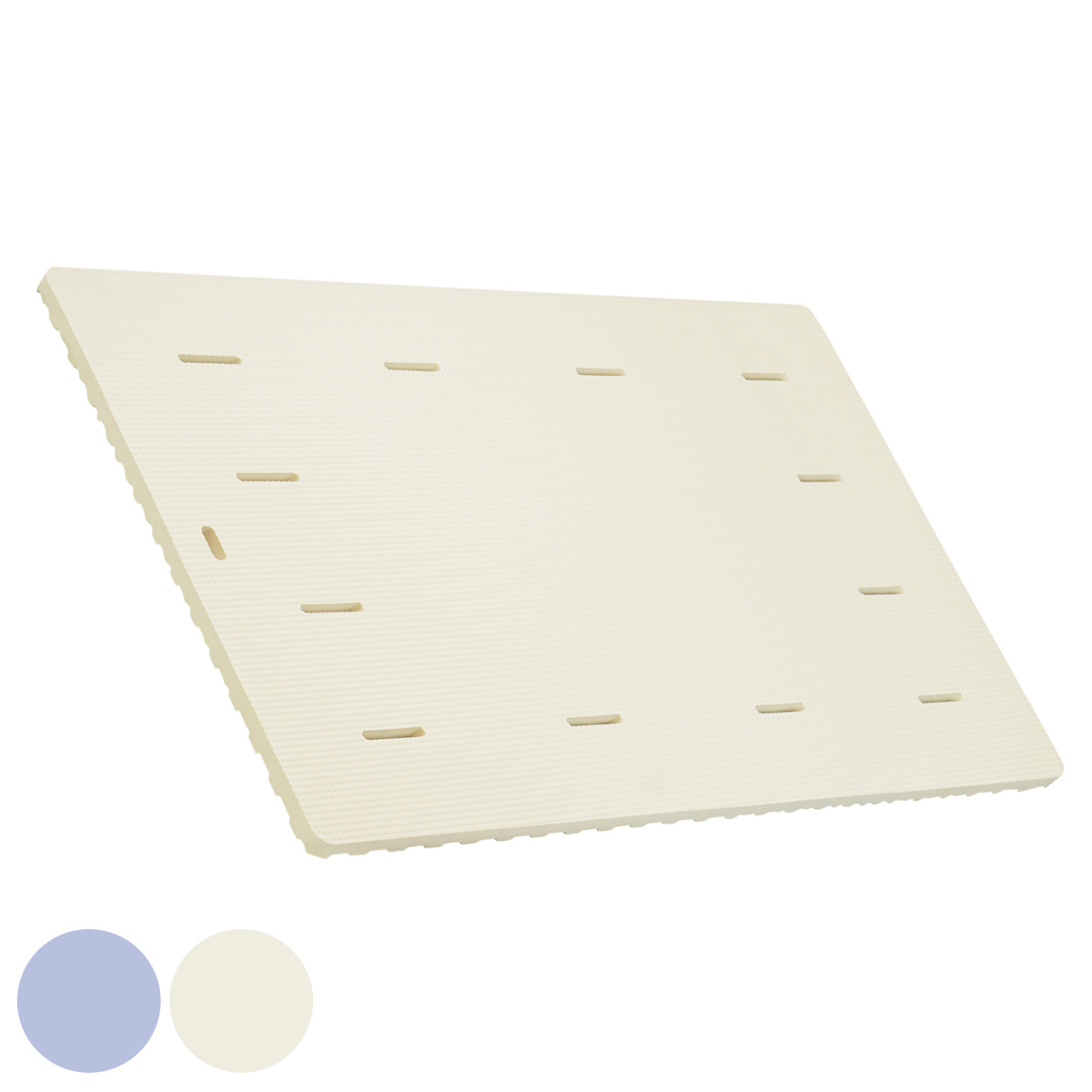 風呂マット 60×100cm ロングラバーマット （ お風呂マット 浴室マット 浴室内マット お風呂 マット 防カビ クッション性 保温性 すべりにく 風呂用 風呂用マット すのこ ロング 厚手 丈夫 風呂 洗面所 子ども 介護 ） 【ブルー】