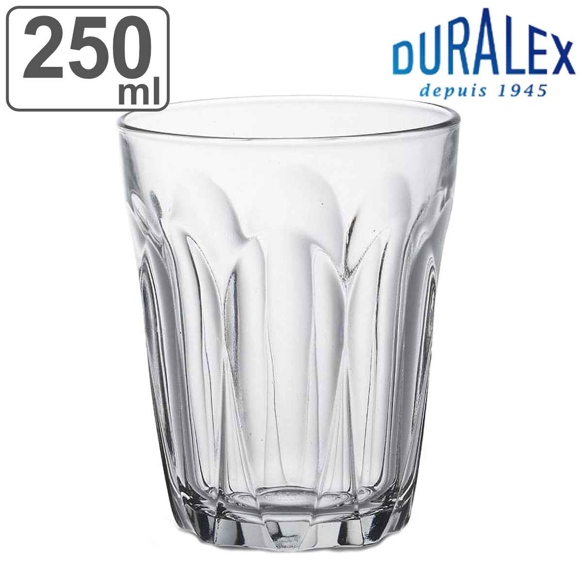 デュラレックス コップ 250ml PROVENCE プロヴァンス 強化ガラス （ 食洗機対応 電子レンジ対応 DURALEX 食器 グラス ガラス ガラスコッ