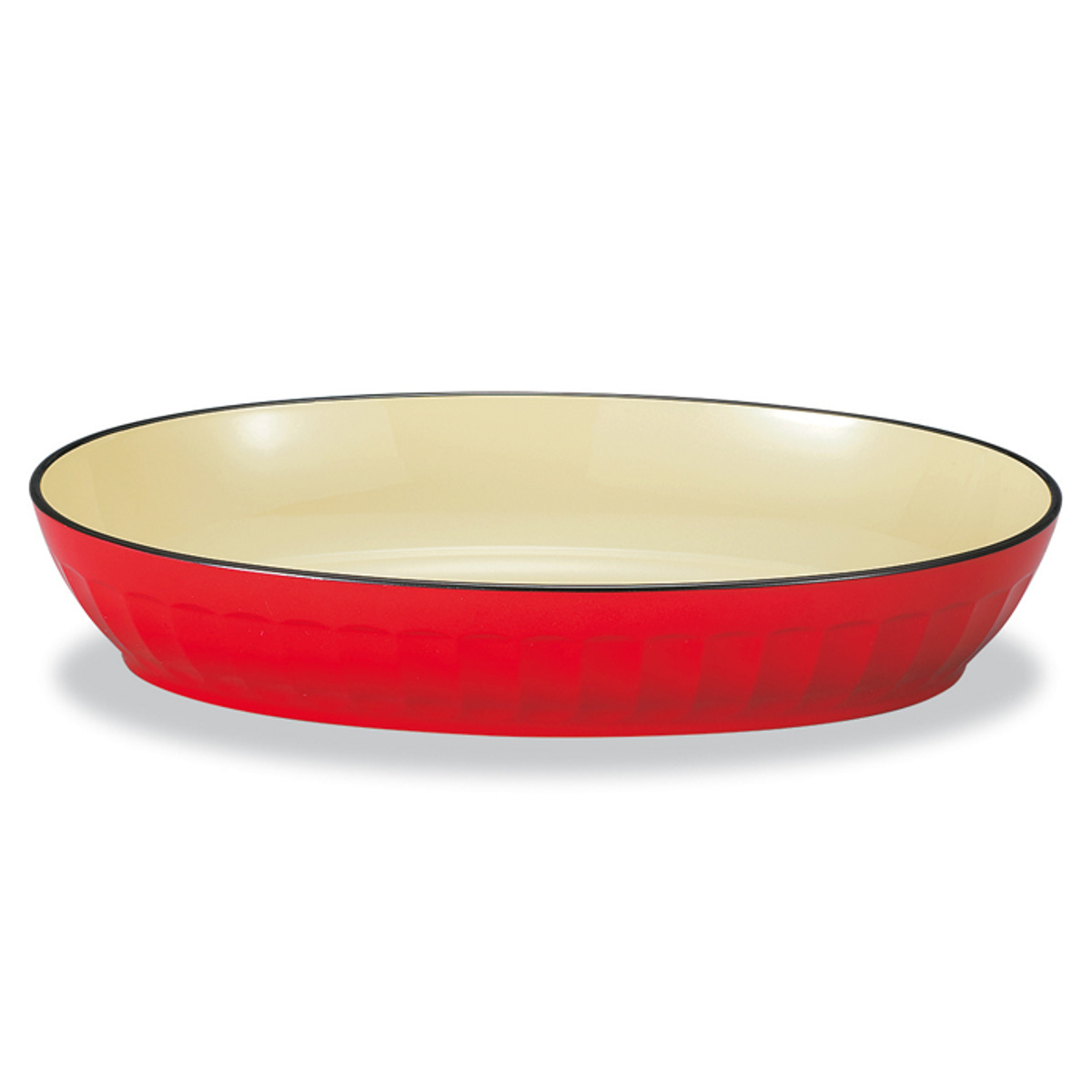 プレート グルーブオーバルプレート ナチュール ( 25.5cm 電子レンジ対応 食洗機対応 日本製 オーバル 楕円 カレー パスタ 深皿 皿 お皿 食器 北欧風 おしゃれ かわいい 北欧 ナチュラル ) 【ホワイト】 ホワイト