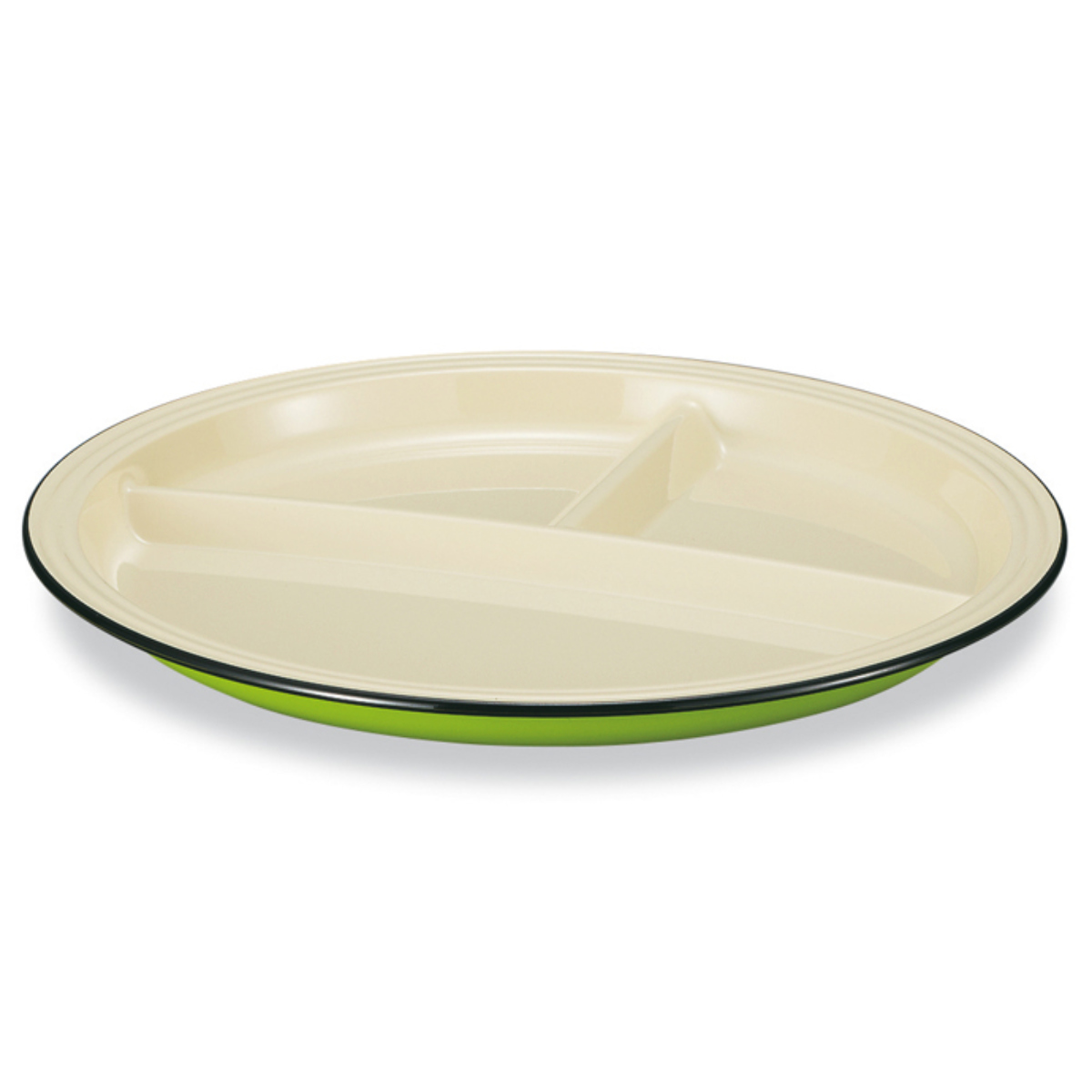 ランチプレート サーフランチプレート ナチュール ( 電子レンジ対応 食洗機対応 日本製 仕切り付き プレート 皿 お皿 食器 北欧風 おしゃれ かわいい 北欧 ナチュラル ) 【ホワイト】 ホワイト