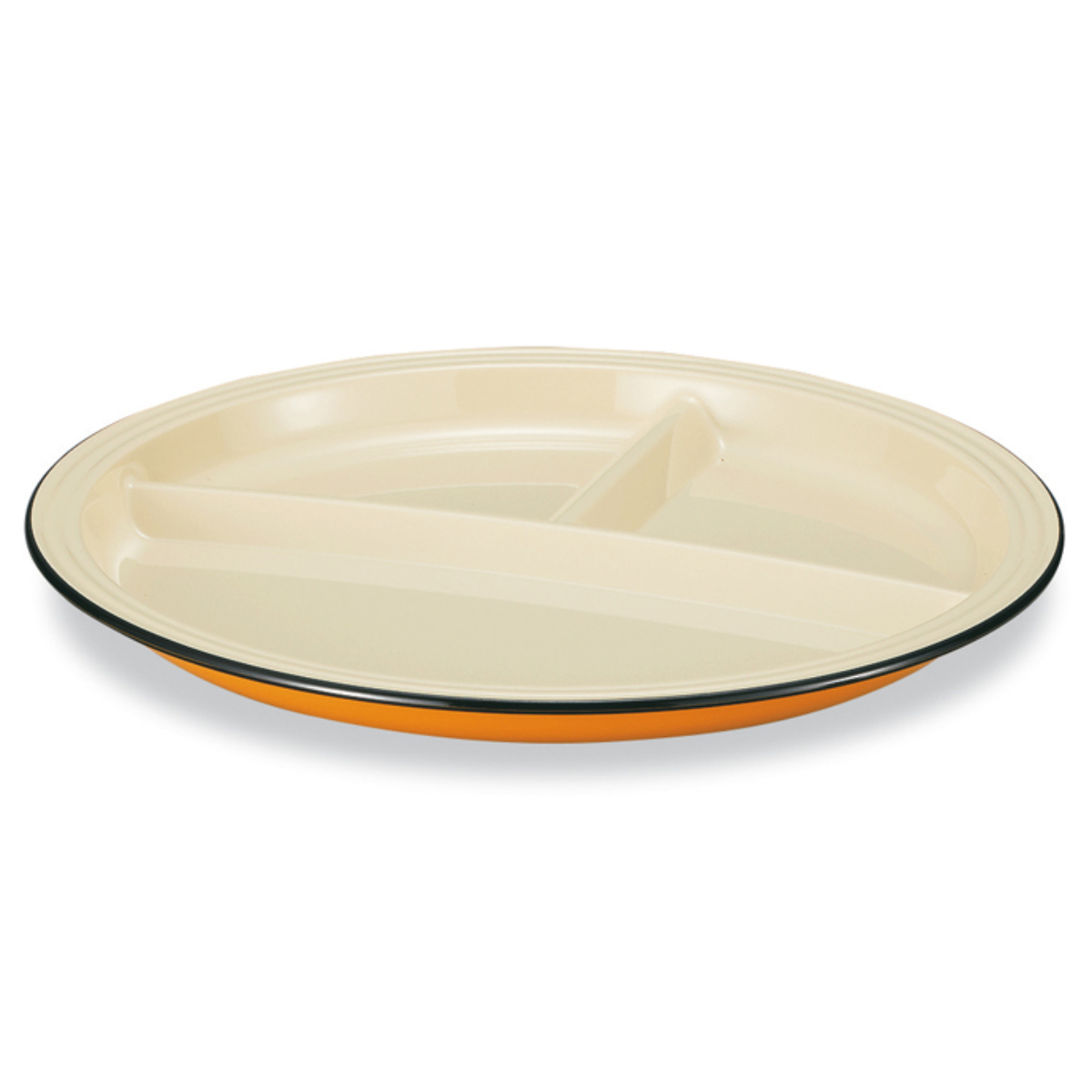 ランチプレート サーフランチプレート ナチュール ( 電子レンジ対応 食洗機対応 日本製 仕切り付き プレート 皿 お皿 食器 北欧風 おしゃれ かわいい 北欧 ナチュラル ) 【ホワイト】 ホワイト