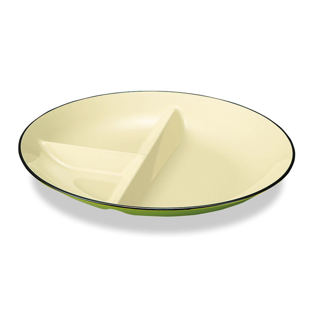 ランチプレート 仕切付オーバルプレート ナチュール ( 電子レンジ対応 食洗機対応 日本製 プレート 皿 お皿 食器 北欧風 おしゃれ かわいい 北欧 ナチュラル ) 【レッド】 レッド