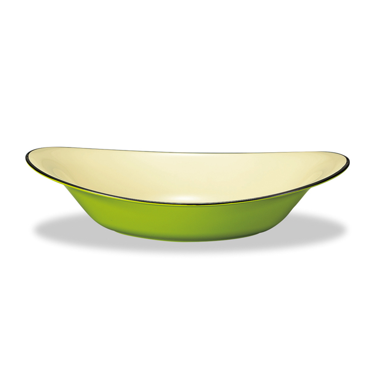 皿 小判 百合皿 L ナチュール ( 電子レンジ対応 食洗機対応 日本製 深型 カレー プレート お皿 食器 北欧風 おしゃれ かわいい 北欧 ナチュラル ) 【マスタード】 マスタード