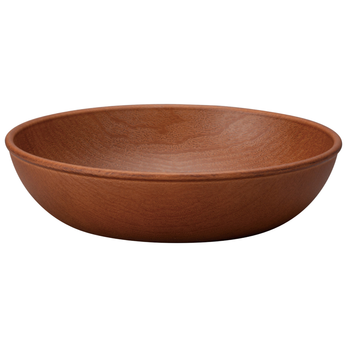 プレート 木目ラウンドディッシュ 抗菌加工 ( 16cm 電子レンジ対応 食洗機対応 日本製 樹脂製 深型 深皿 皿 お皿 食器 おしゃれ ナチュラル 木目調 シンプル かわいい 北欧 北欧風 ) 【ナチュラル】 ナチュラル