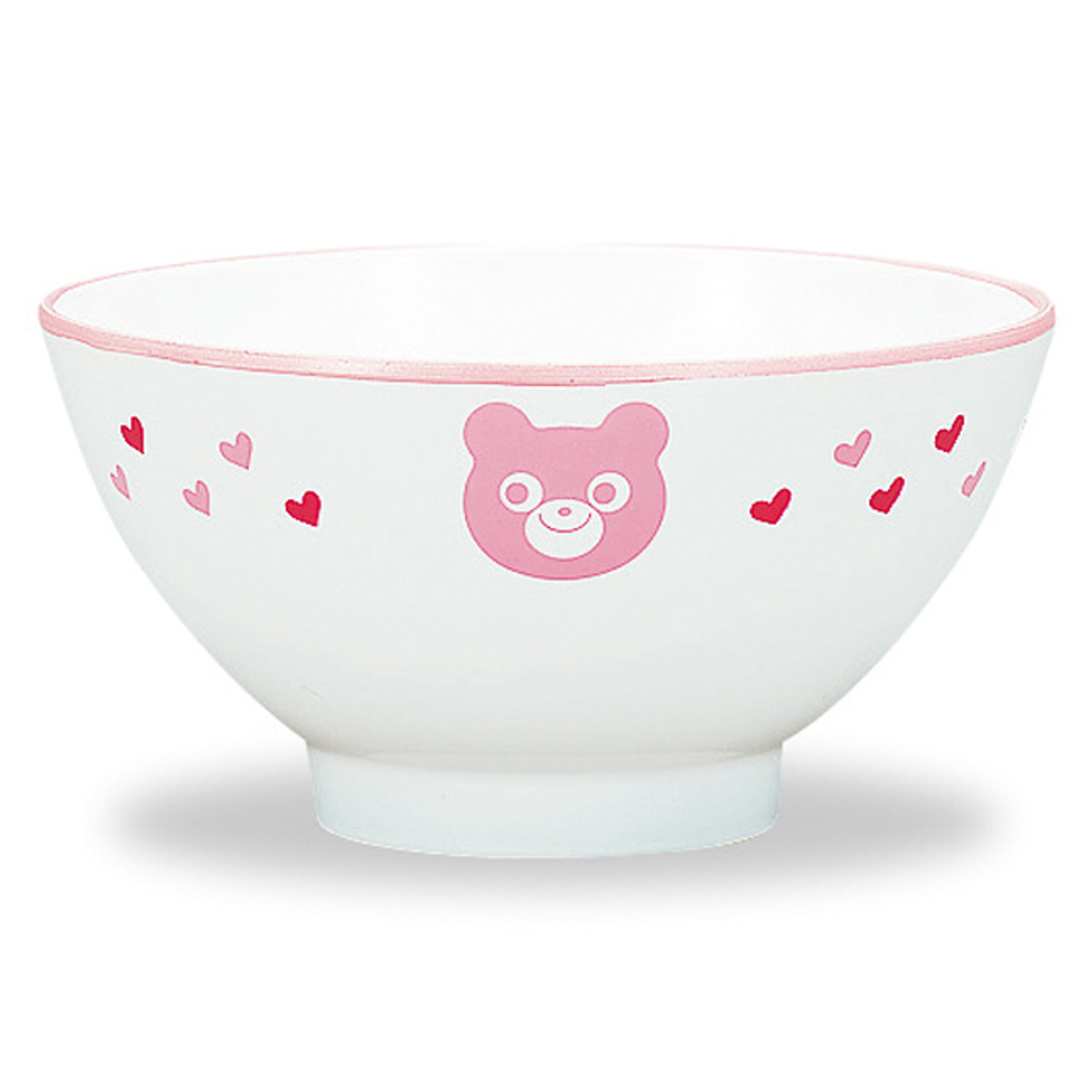 茶碗 ハグミー レンジお茶椀 ( 電子レンジ対応 食洗機対応 日本製 樹脂製 子供 子ども キッズ 食器 お茶碗 こども茶碗 かわいい おしゃれ 動物 クマ パンダ トラ ) 【パンダ】 パンダ