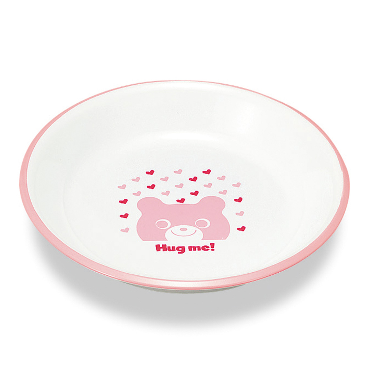 プレート ハグミー レンジスナックプレート ( 電子レンジ対応 食洗機対応 日本製 樹脂製 子供 子ども キッズ 食器 皿 お皿 かわいい おしゃれ 動物 クマ パンダ トラ ) 【パンダ】 パンダ