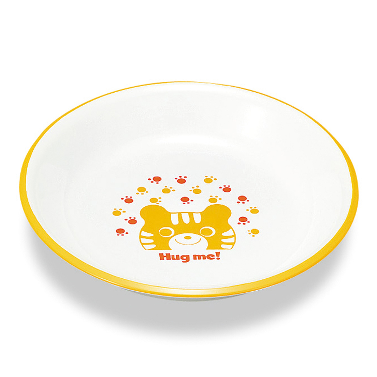 プレート ハグミー レンジスナックプレート ( 電子レンジ対応 食洗機対応 日本製 樹脂製 子供 子ども キッズ 食器 皿 お皿 かわいい おしゃれ 動物 クマ パンダ トラ ) 【パンダ】 パンダ