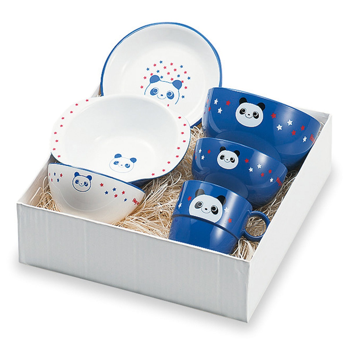 ハグミー 食器 6点セット ( 電子レンジ対応 食洗機対応 日本製 樹脂製 子供 子ども キッズ 食器セット 茶碗 汁椀 鉢 小鉢 ボウル プレート 皿 お皿 かわいい おしゃれ ) 【トラ】 トラ