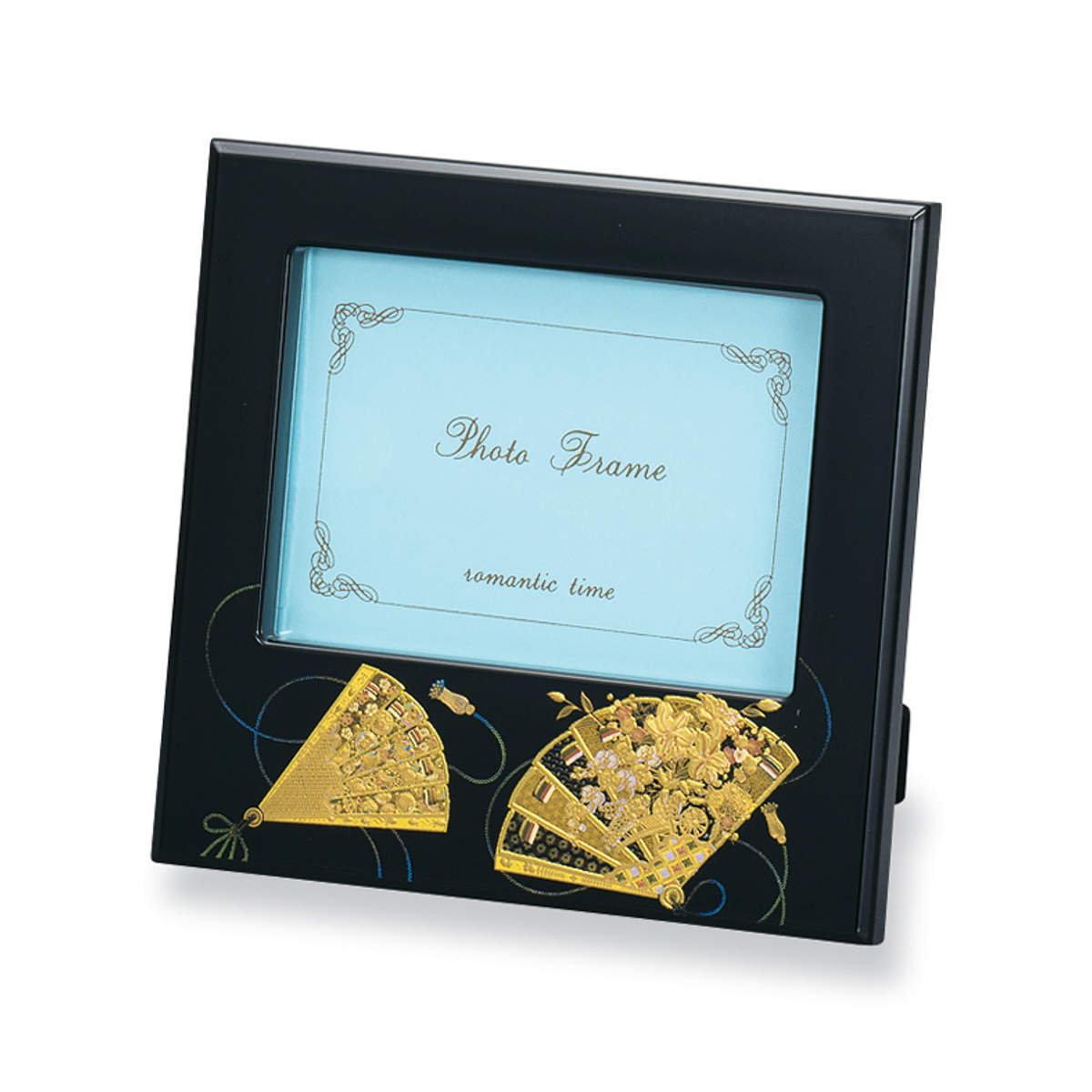 フォトフレーム 写真立 天上の舞 山中塗 ( フォトスタンド 写真立て 写真たて 写真入れ 額縁 和風 山中漆器 卓上 置き型 スタンド 正方形 額 軽量 写真フレーム フォトフレーム アンティーク おしゃれ 写真 飾る )