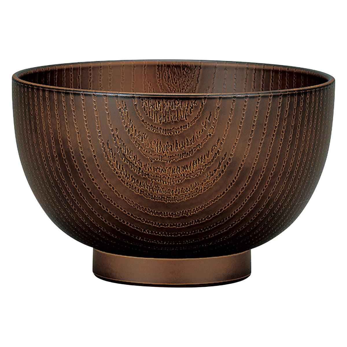 汁椀 レンジ欅杢目大汁椀 ( 500ml 電子レンジ対応 食洗機対応 樹脂製 日本製 お椀 おわん 食器 おしゃれ 和モダン 和風 ナチュラル カフェ風 ) 【ライトブラウン】 ライトブラウン