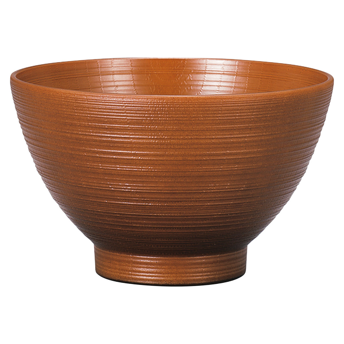 汁椀 レンジ欅刷毛筋大汁椀 ( 430ml 電子レンジ対応 食洗機対応 樹脂製 日本製 お椀 おわん 食器 おしゃれ 和モダン 和風 ナチュラル カフェ風 ) 【ダークブラウン】 ダークブラウン