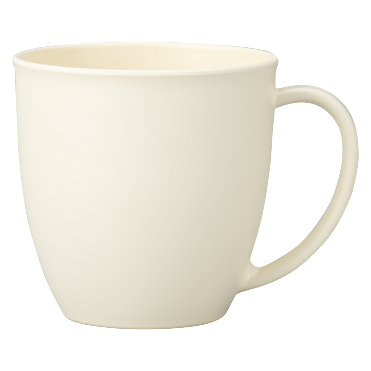 マグカップ bitie 和洋マグカップ 抗菌加工 ( 食洗機対応 電子レンジ対応 樹脂製 日本製 380ml マグ マグコップ カップ コップ 食器 おしゃれ シンプル かわいい ) 【ベージュ】 ベージュ