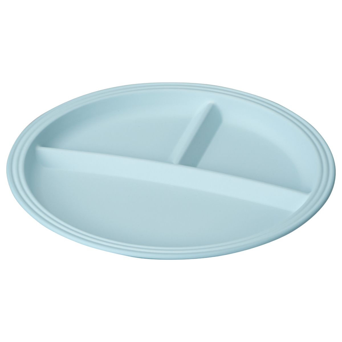 ランチプレート bitie サーフランチプレート 抗菌加工 ( 食洗機対応 電子レンジ対応 樹脂製 日本製 仕切り付き プレート ワンプレート 皿 お皿 食器 おしゃれ シンプル かわいい ) 【アイボリー】 アイボリー