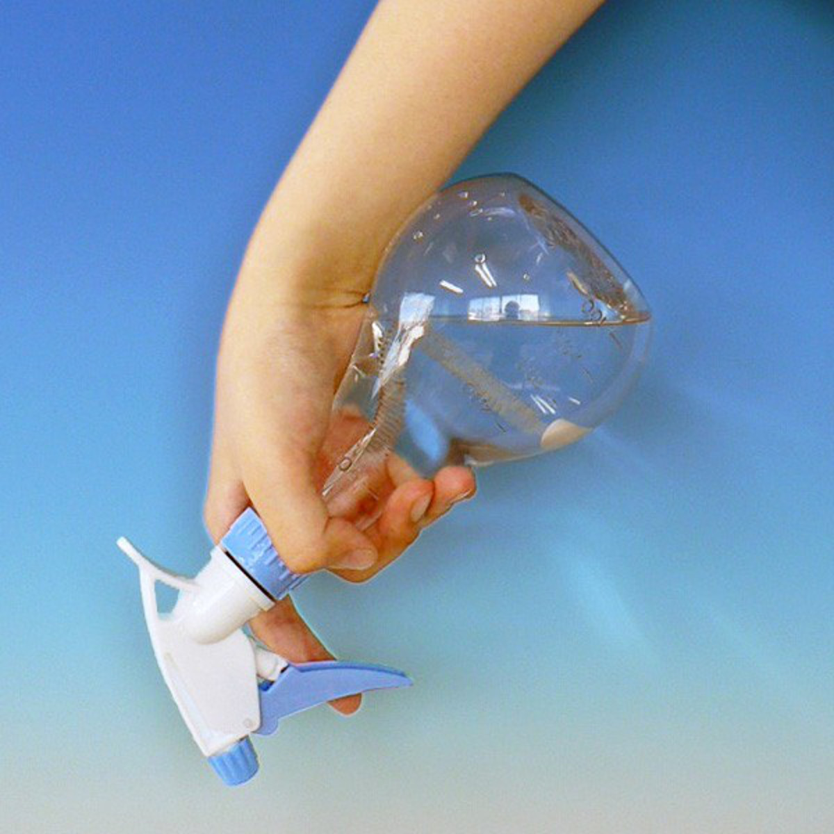 霧吹き ファインスプレー 300ml ( スプレーボトル スプレー ボトル ミストボトル 霧ふき 霧吹 透明 クリア 逆さ 容器 掃除用具 ガーデニング 園芸 洗濯 洗面用品 ヘアセット アイロン )