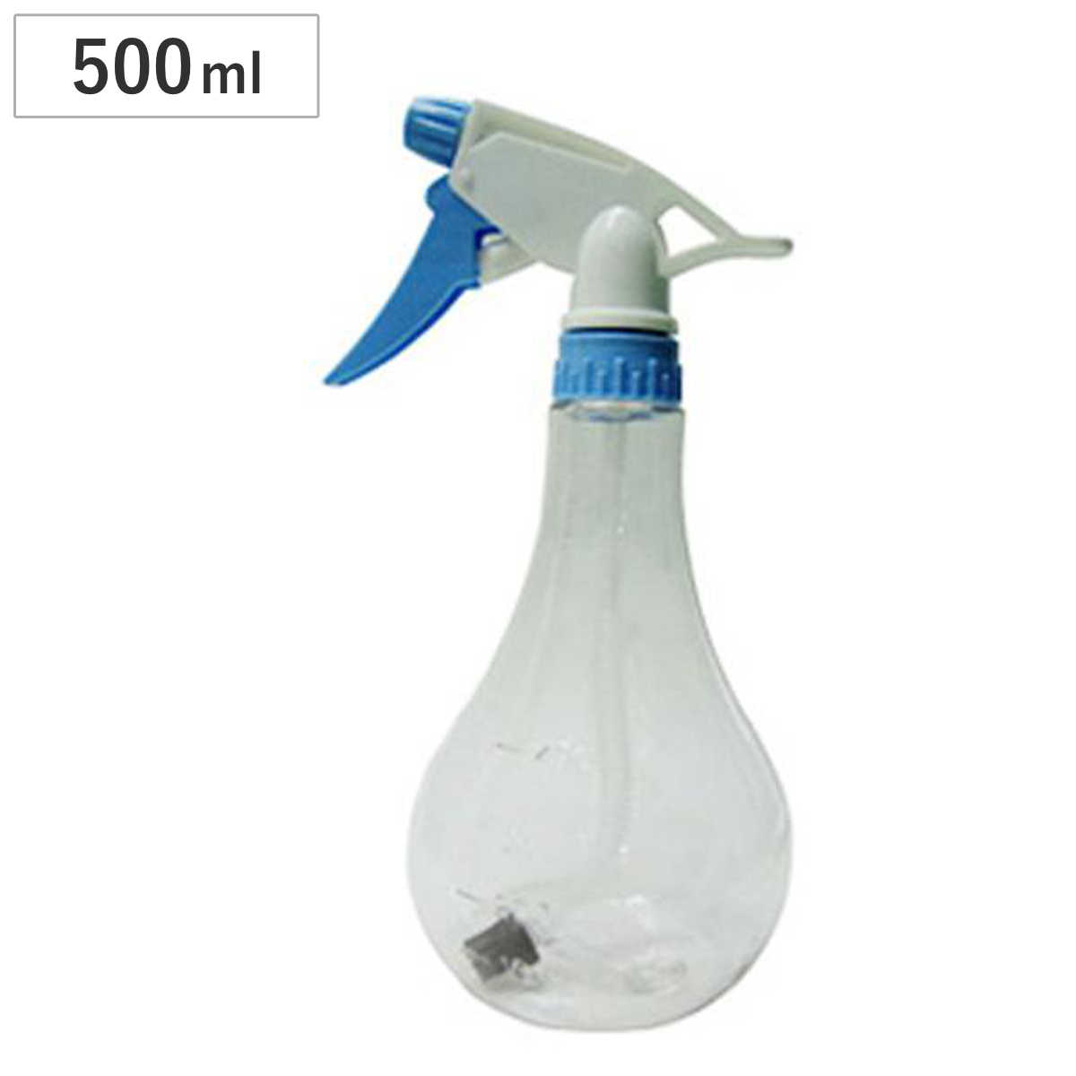 霧吹き ファインスプレー 500ml （ スプレーボトル スプレー ボトル ミストボトル 霧ふき 霧吹 透明 クリア 逆さ 容器 掃除用具 ガーデニング 園芸 洗濯 洗面用品 ヘアセット アイロン ）