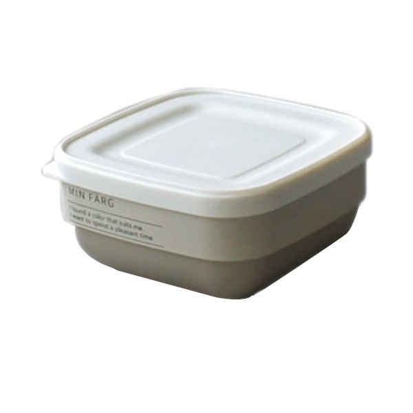 お弁当箱 抗菌 1段 MIN FARG フードパック 400ml デザートケース ( デザート容器 ランチボックス 弁当箱 レンジ対応 食洗機対応 お弁当グッズ ランチグッズ 弁当 塗り 一段 一段弁当箱 ) 【グリーン】 グリーン