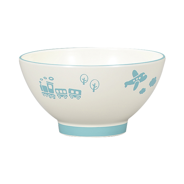 お茶碗 220ml 子供用食器 プラスチック 日本製 クリーンコート ( 食洗機対応 電子レンジ対応 撥水加工 茶碗 子供用 ライスボウル 子ども キッズ ご飯茶碗 ごはん 洗いやすい ) 【のりもの】 のりもの