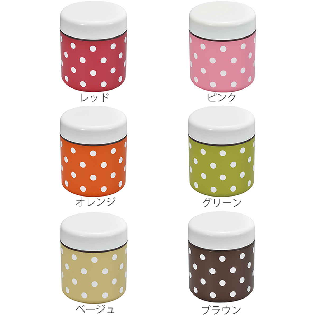 お弁当箱 ダブルウォールランチ ドット 2段 550ml レッド ( 弁当箱 電子レンジ対応 食洗機対応 電子レンジ 食洗機 ランチボックス 二段 どんぶり 水玉 二重構造 弁当 お弁当 丼 ランチ 丼ランチ どんぶりランチ ) 【ブラウン】 ブラウン