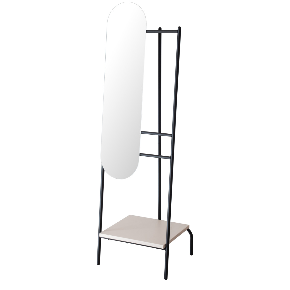 dショッピング |スタンドミラー ミラー付きハンガーAcanto