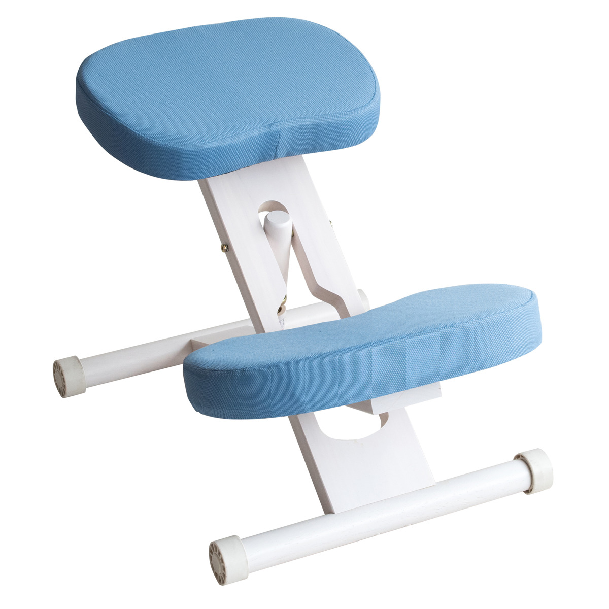 学習チェア 椅子 ホワイトフレーム 補助クッションなしタイプ プロポーションチェアキッズ ( 学習椅子 子ども キッズ 姿勢 高さ調節 天然木 勉強椅子 集中力 リビング学習 キャスター付き 無段階調節 学習机 イス いす ) 【ライトグリーン】 ライトグリーン