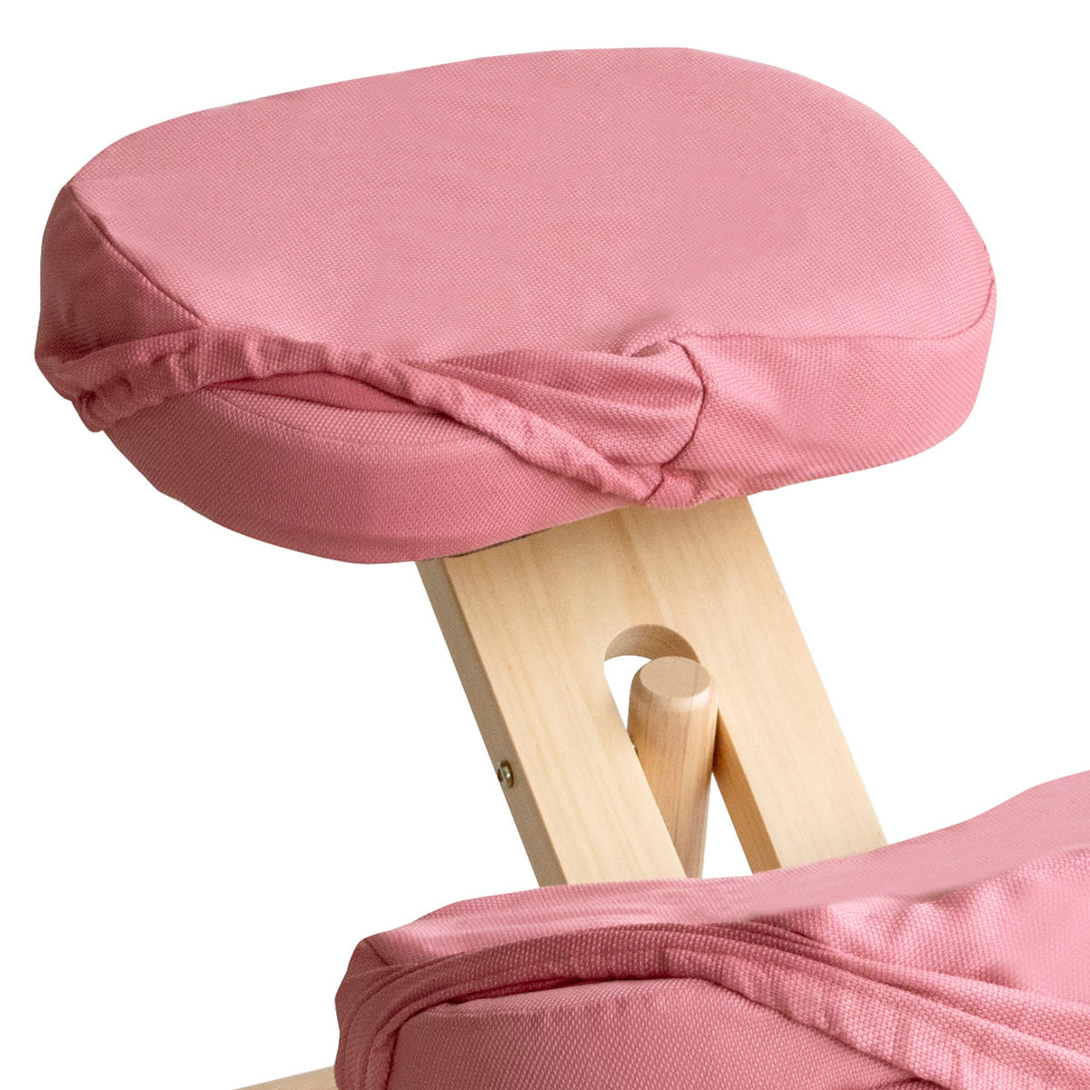 チェアカバー プロポーションチェア 補助クッションなしタイプ専用 替えカバー ( カバー 専用 椅子カバー 学習椅子 学習チェア 座面カバー 膝カバー 手洗い 洗える ゴム使用 着脱簡単 ファブリック ) 【ピンク】 ピンク