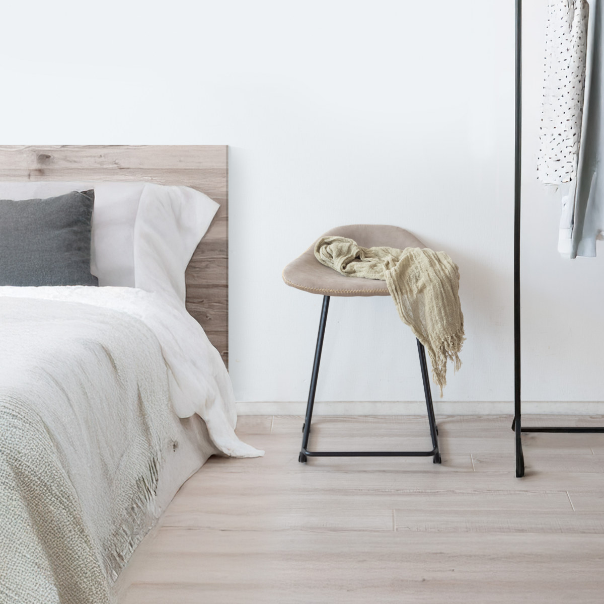 スツール 座面高45cm Filant ( チェア 背もたれなし スチール PUレザー チェアー イス 椅子 いす ダイニングチェア 腰掛け 玄関 デスクチェア 来客用 キッチン おしゃれ リビング デスク 食卓 サブチェア ) 【キャメル】 キャメル