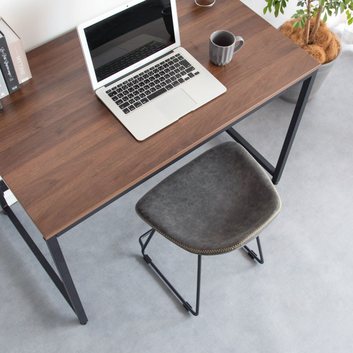 スツール 座面高45cm Filant ( チェア 背もたれなし スチール PUレザー チェアー イス 椅子 いす ダイニングチェア 腰掛け 玄関 デスクチェア 来客用 キッチン おしゃれ リビング デスク 食卓 サブチェア ) 【キャメル】 キャメル