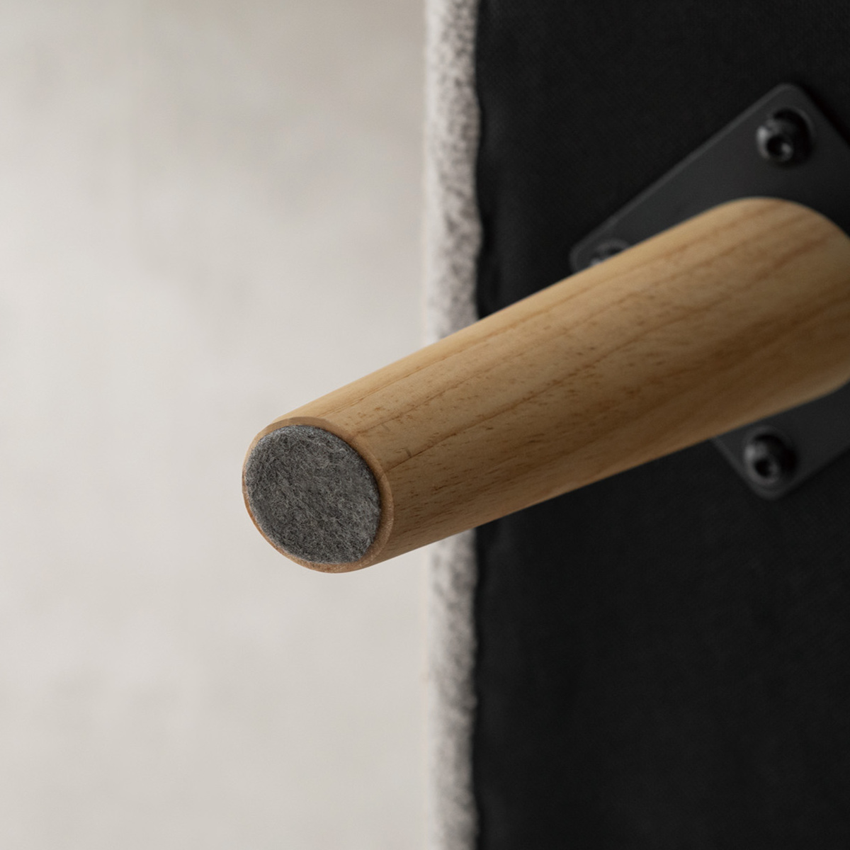 ソファベッド 幅165cm 3人掛け 3段階リクライニング Capella ( ソファ ベッド リクライニング 3段階 ソファー Sバネ ウレタン ブークレ生地 アームレス 肘なし 天然木脚 座面 奥行 広い 来客用 ファブリック お掃除ロボット対応 ) 【グレージュ】 グレージュ