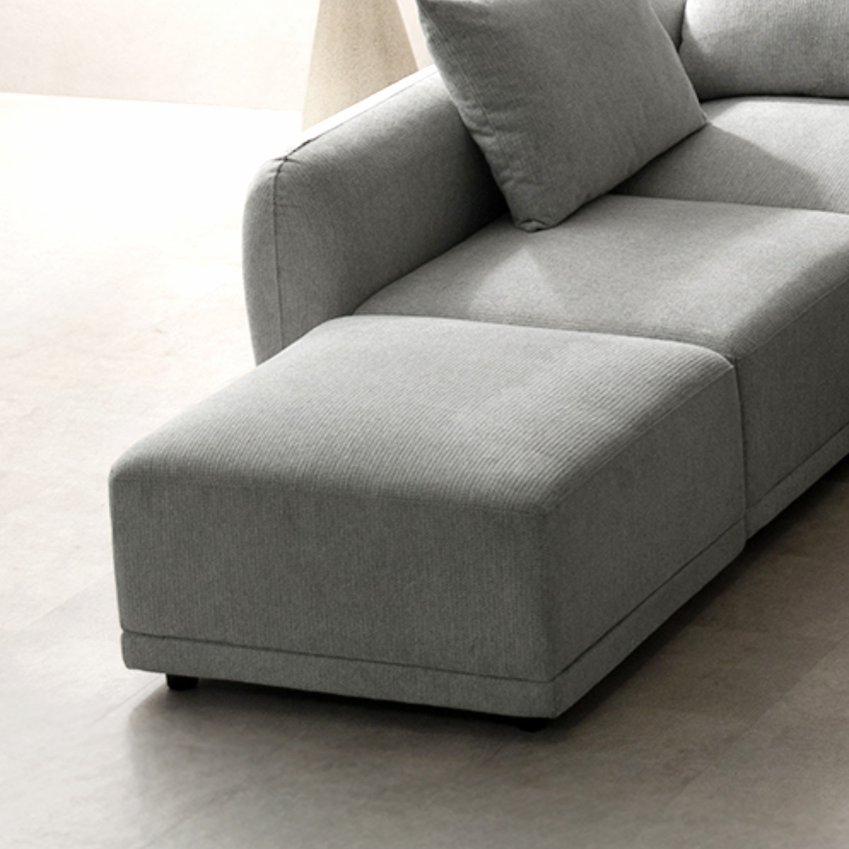 ソファ 組み合わせ オットマン ユニットソファ Palu ( スツール ソファー 1人掛け 足置き カウチソファ 座面 広い ゆったり 座れる ファブリック 完成品 ウレタン 脚付き 連結金具 レイアウト 自由 リビングソファ )