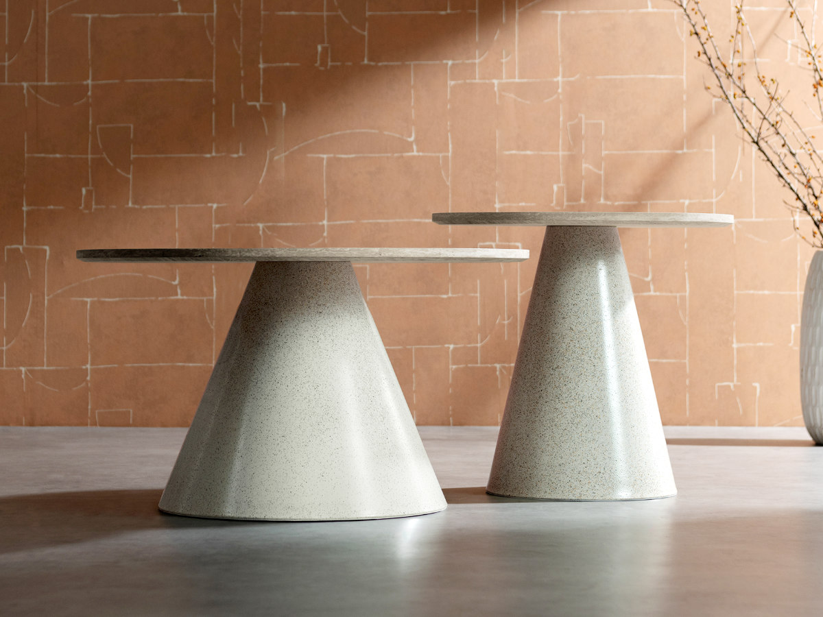 リビングテーブル 直径50cm 直径70cm 円形 Lumo センターテーブル Signature Studio ( テーブル 円すい型 ネストセンターテーブル ネストテーブル 2個セット 丸テーブル ローテーブル コーヒーテーブル サイドテーブル )