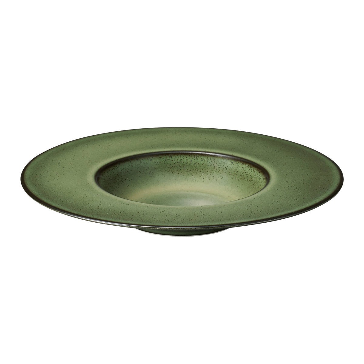 プレート コスタヴェルデ サトゥルノ グルメプレート 25cm ( 磁器 電子レンジ対応 食洗機対応 オーブン対応 パスタ皿 パスタプレート パスタボウル おしゃれ リム パスタ スープ 縁 スタイリッシュ 高級感 レストラン 店舗 ) 【ブラウン】 ブラウン