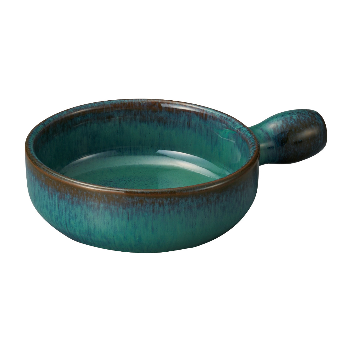 キャセロール M.STYLE エルモ 片手キャセロール 13.3cm ( 陶器 ガス火専用 オーブン対応 直火OK ELMO オーブンウェア 400ml 耐熱 おしゃれ かわいい 耐熱皿 グラタン アヒージョ スープ おかゆ うどん 煮込み料理 ) 【グレー】 グレー