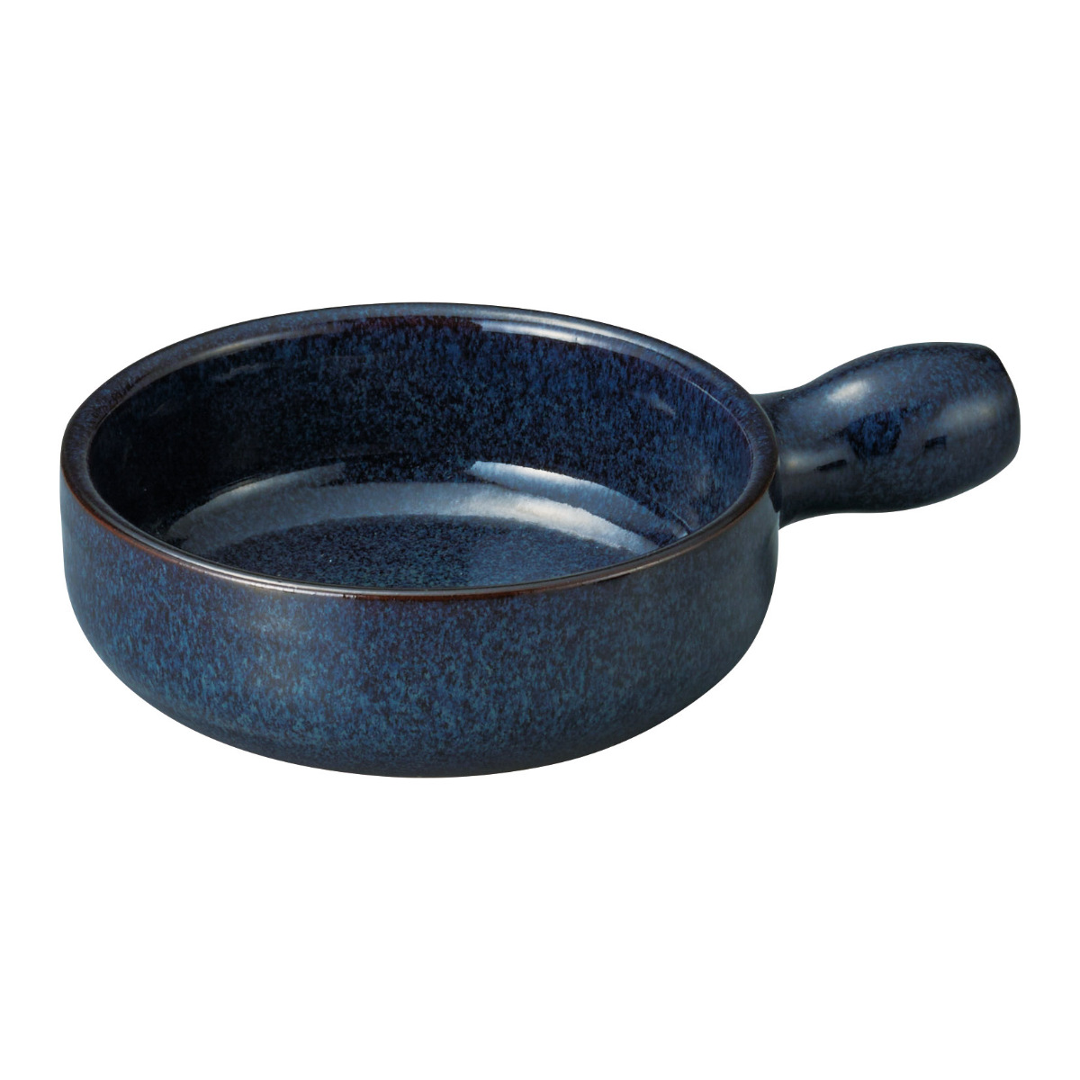 キャセロール M.STYLE エルモ 片手キャセロール 13.3cm ( 陶器 ガス火専用 オーブン対応 直火OK ELMO オーブンウェア 400ml 耐熱 おしゃれ かわいい 耐熱皿 グラタン アヒージョ スープ おかゆ うどん 煮込み料理 ) 【グレー】 グレー