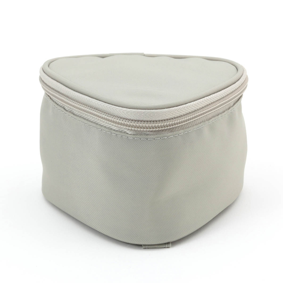 GEL-COOL FIT triangleケース 保冷ケース ( 保冷 お弁当袋 弁当袋 鞄 バッグ ケース 携帯 ファスナー付き カバン お弁当用 お弁当入れ ドリップパッド付き 保冷剤 保冷ランチバッグ ) 【グレー】 グレー