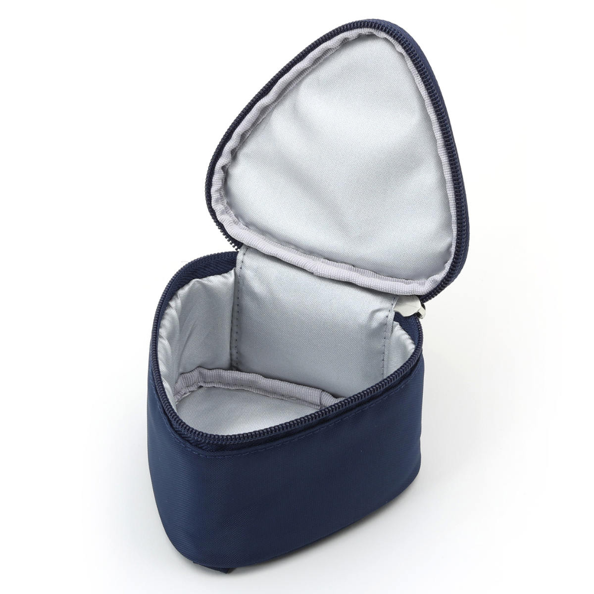 GEL-COOL FIT triangleケース 保冷ケース ( 保冷 お弁当袋 弁当袋 鞄 バッグ ケース 携帯 ファスナー付き カバン お弁当用 お弁当入れ ドリップパッド付き 保冷剤 保冷ランチバッグ ) 【グレー】 グレー