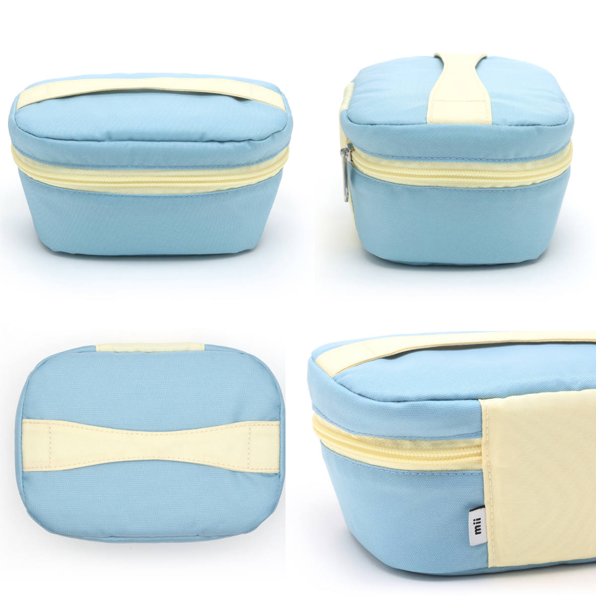 mii ギフトセット 保冷ランチボックス 保冷ポーチ ( 弁当箱 ポーチ付き ランチボックス 保冷 保冷剤一体型 レンジ対応 食洗機対応 日本製 レンジOK 食洗機OK お弁当 弁当 一段 保冷蓋 ポーチ ギフト ) 【グリーン】 グリーン