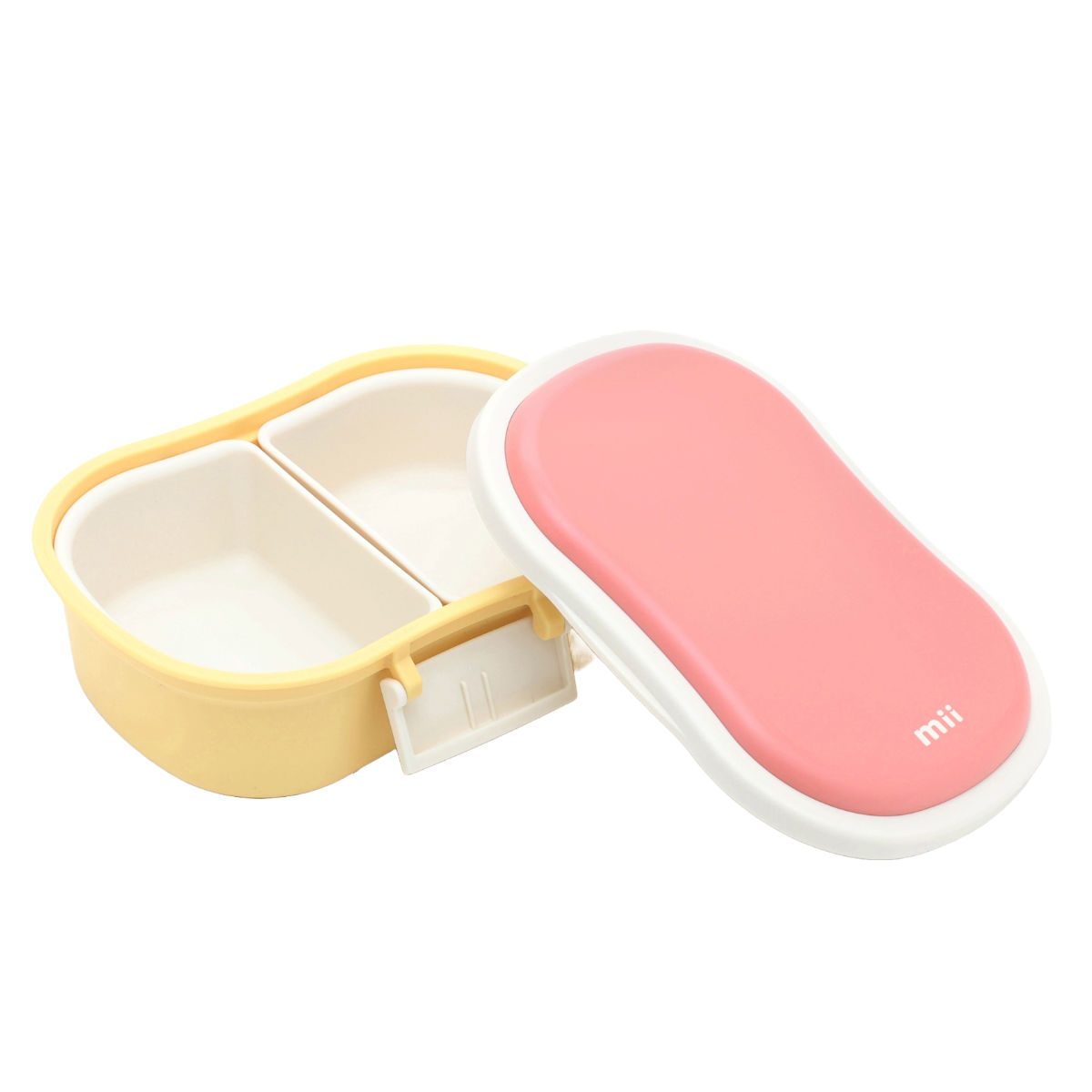 mii キッズ保冷ランチボックス 430ml ( 弁当箱 ランチボックス 保冷 保冷剤一体型 レンジ対応 食洗機対応 日本製 レンジOK 食洗機OK お弁当 弁当 一段 保冷蓋 ) 【ピンク】 ピンク