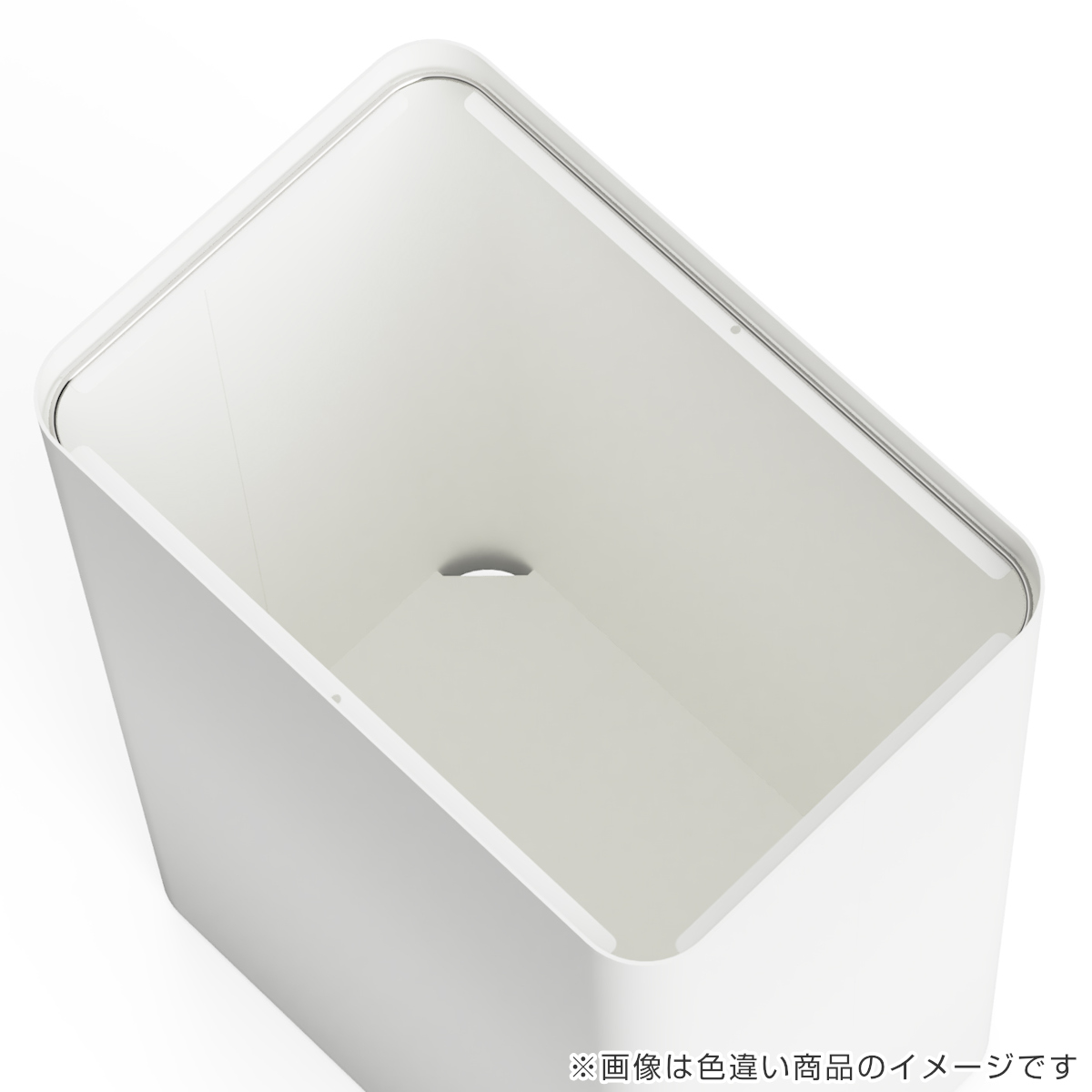 屋内用ゴミ箱 48L 回転蓋 ブラック色 業務用ダストボックス 屑入 Mseries （ 法人限定 ゴミ箱 屋内 ごみ箱 屋内用ごみ箱 ダストボックス  黒 ブラック 分別ゴミ箱 分別 可燃ごみ 不燃ごみ 分別ごみ箱 分別用 おしゃれ ） 【可燃ごみ】