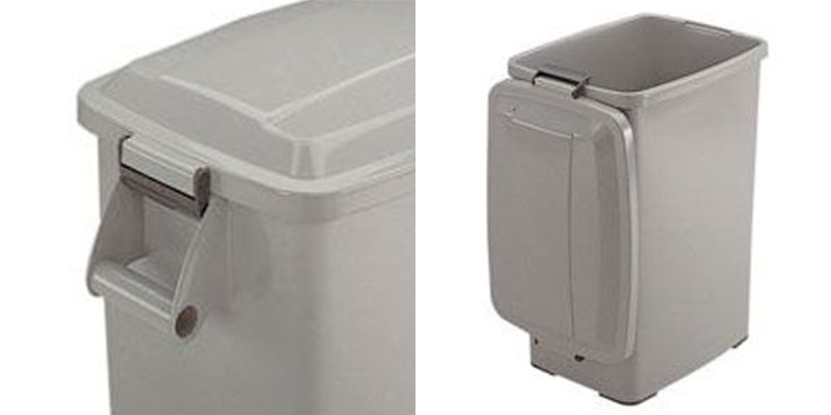 ゴミ箱 45L 水切りペール キャスター付 業務用 ( 法人限定 ごみ箱 ダストボックス 厨房 飲食 大容量 水切り付き カゴ インナーボックス 45リットル ふた付き 生ゴミ 飲食店 屑入れ 屋内用 屋内 キャスター付き )