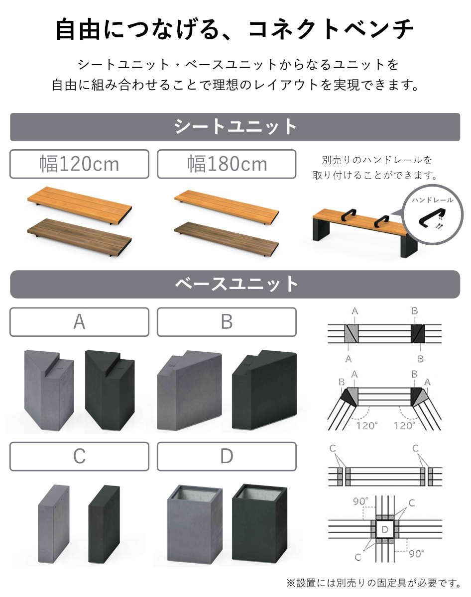 部品 プランター固定アンカーボルト ベースユニットDパーツ コネクトベンチ 屋外 業務用 2組 ( 法人限定 コネクトベンチ用 ベースユニットD専用 固定金具 ネジ ねじ ボルト ユニット パーツ 組立 オプション 専用パーツ 対応パーツ )