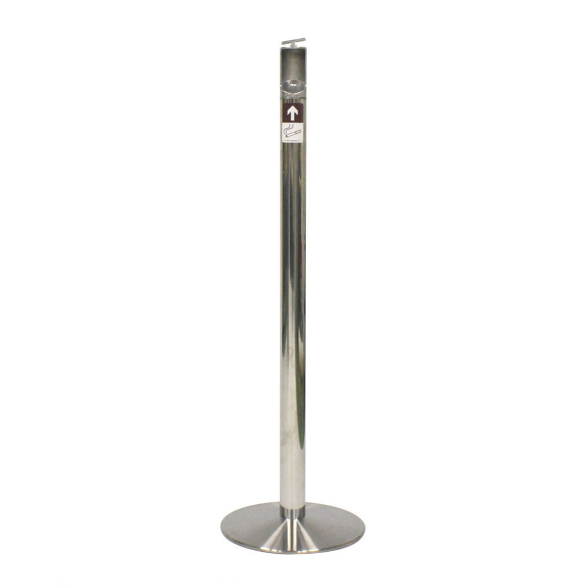 ゴミ箱 タバコ ポイストップ 吸い殻入れ 業務用 （ 法人限定 灰皿 スタンド灰皿 スリム 喫煙台 たばこ 喫煙所 内外兼用 煙草 吸い殻 灰 お手入れ 簡単 雨 入りにくい 屋外 室内 ）