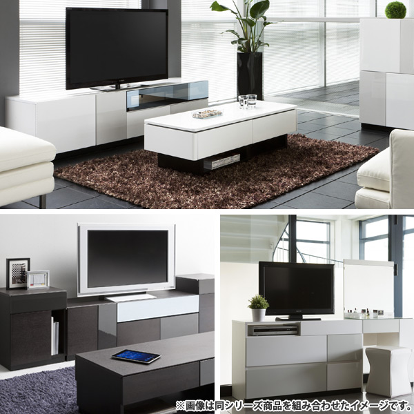 ドレッサー ブロックデザイン SQUARE 幅65cm ( 開梱設置 一面鏡 鏡 化粧鏡 化粧ミラー ミラー シンプル ホワイト ダークブラウン メイク コンパクト 寝室 リビング コンセント付き 完成品 ) 【ホワイト】 ホワイト